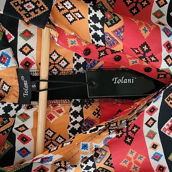 NWT Tolani 100% Silk Dress - Picture 5 of 6